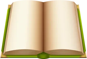 Open Book Blank Pages PNG Image