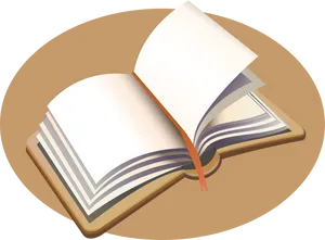 Open Book Illustration PNG Image