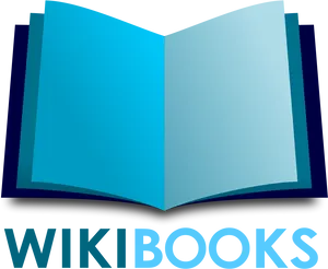 Open Book Logo Wikibooks PNG Image