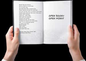 Open Books Open Minds PNG image with transparent background