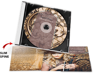 Cd In Slim Jewel Case W/black Back-2 Panel Insert - Cd, HD Png Download PNG