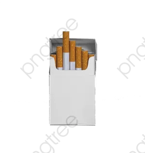 Open Cigarette Pack Top View PNG Image