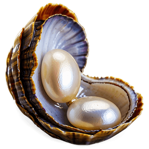 Open Clam with Pearl PNG 61 PNG image with transparent background