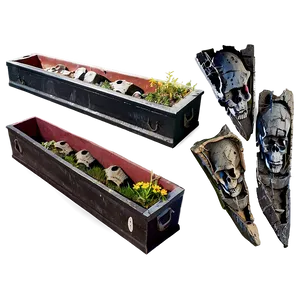 Open Coffin Graveyard Png Lcs32 PNG Image