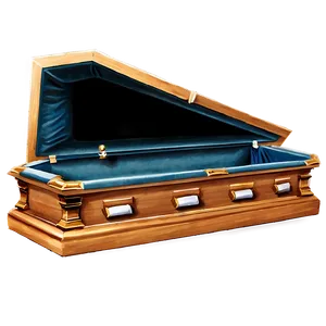 Open Coffin Illustration Png 06282024 PNG Image