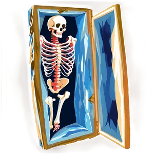 Open Coffin With Skeleton Png 9 PNG Image