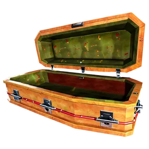 Open Coffin With Zombie Png 06282024 PNG Image