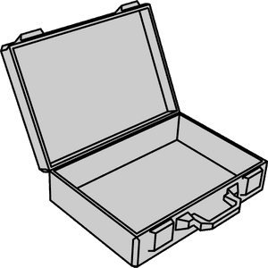 Empty Suitcase Clip Arts - Open Suitcase Clip Art, HD Png Download PNG image with transparent background