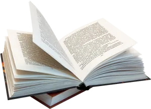 Open Hardcover Book PNG Image