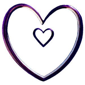 Open Heart Outline Graphic Png Vie13 PNG Image