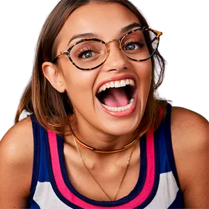 Open Mouth Laughing Hard Png Mnv PNG Image