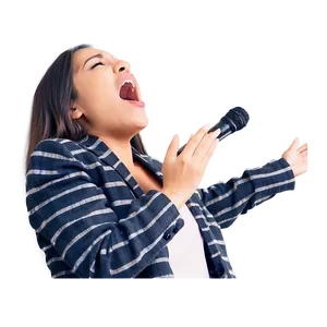 Open Mouth Singing Png Ndu PNG Image