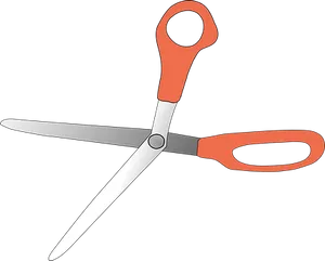 Open Scissors Vector Illustration PNG Image