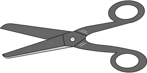 Open Scissors Vector Illustration PNG Image