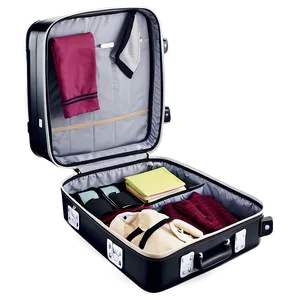 Open Suitcase For Vacation Png Umg44 PNG Image