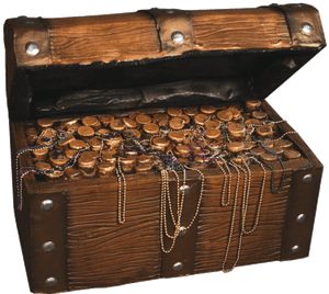 Treasure Chest Png - Transparent Pirate Treasure Chest, Png Download PNG image with transparent background