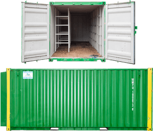 Green,shipping Container,shed,freight Transport - Green Shipping Container Png, Transparent Png PNG with transparent background