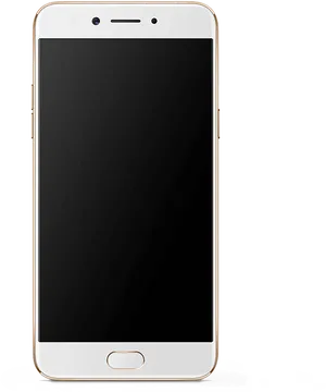 Oppo Smartphone Front View PNG Image