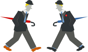 Men, Old, Detectives, Searching, Sherlock Holmes, Hat - Guy Walking Clipart, HD Png Download PNG image with transparent background