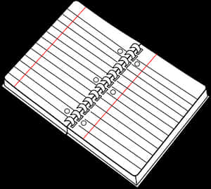 Optical Illusion Notebook PNG image with transparent background