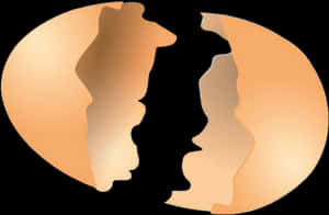 Plain Cracked Easter Egg Png File - Cracked Easter Egg Png, Transparent Png PNG