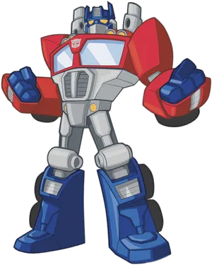 Optimus Prime Animated Character PNG Image