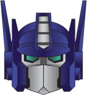 The Transformers Optimus Prime Face - Rescue Bots Optimus Prime Face, HD Png Download PNG