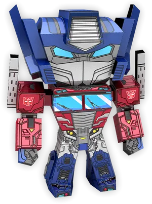 Optimus Prime Transformers Character Artwork PNG Image