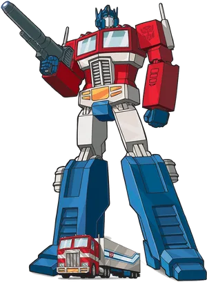 Optimus Prime Transformers Leader PNG Image