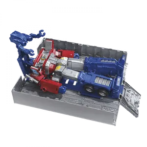 Optimus Prime Transforming Toy PNG Image