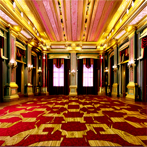 Opulent Ballroom Interior PNG 4 PNG