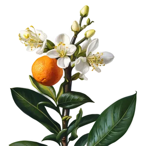 Opulent Orange Blossom Png Xbr PNG Image