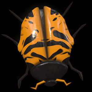 Orange Black Ladybug Illustration PNG image with transparent background