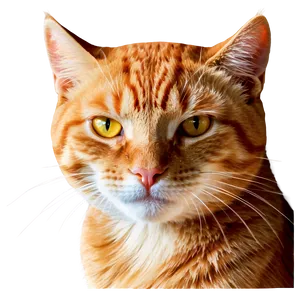 Orange Cat Filter Png Cfw PNG Image