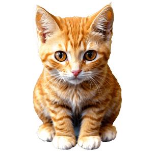 Orange Cat PNG iyk86 PNG