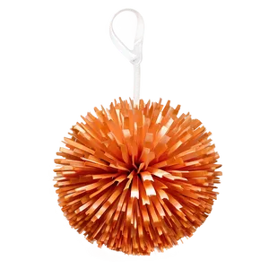 Orange Cheer Pom Poms Png Ibq PNG Image