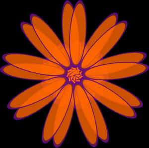 Orange Daisy Clip Arts - Takashi Murakami Flower Without Background, HD Png Download PNG image with transparent background