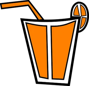 Orange Drink Graphic PNG Image