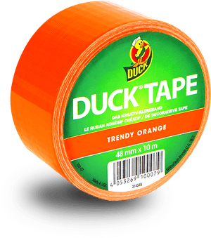 Duck Tape, Trendy Orange - Duct Tape, HD Png Download PNG with transparent background