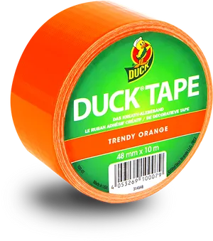 Orange Duck Tape Roll PNG Image