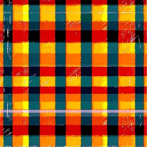 Orange Fall Plaid Png Ylj PNG Image