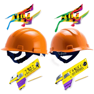 Orange Hard Hat PNG 05252024 PNG image with transparent background