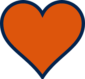 Tiger Heart Svg Clip Arts - Cute Heart Shape, HD Png Download PNG