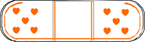 Sew W=490h=185 - Band Aid Writing Template, HD Png Download PNG with transparent background