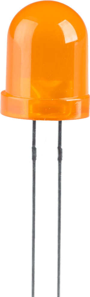 Orange L E D Component PNG image with transparent background