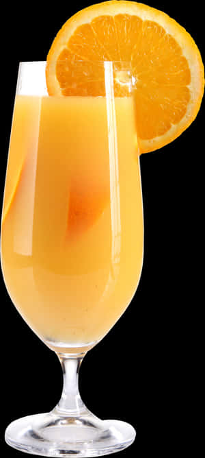 Wine Glass - Orange Juice In A Wine Glass, HD Png Download PNG image with transparent background