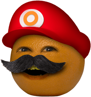 Annoying Orange Mario, HD Png Download PNG image with transparent background