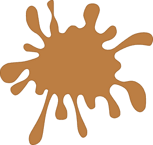 Brown Splat Svg Clip Arts - Pink Paint Splatter Clipart, HD Png Download PNG