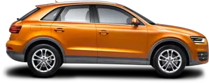 Orange S U V Car Side View H D PNG Image