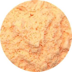 Orange Slime Texture Closeup PNG Image